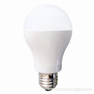 8W E27 LED Bulb with 85 to 265V AC Input Voltage, High Brightness and Unique Design